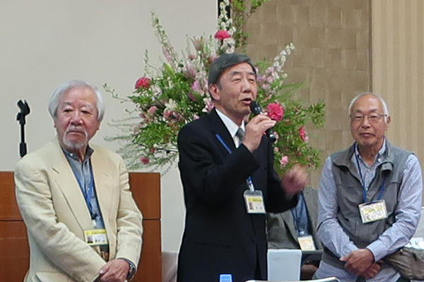 2025年5月24日 (土) 第24回通常総会開催［於：ホテルリガーレ春日野］新理事三役挨拶